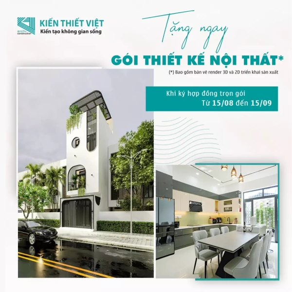 THIẾT KẾ NỘI THẤT HOÀN TOÀN MIỄN PHÍ