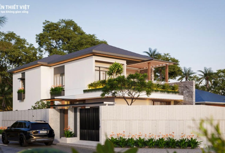 THIẾT KẾ THI CÔNG BIỆT THỰ HIỆN ĐẠI