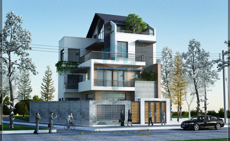 Biệt thự hiện đại mới tại quận 2 – Kiến Thiết Việt