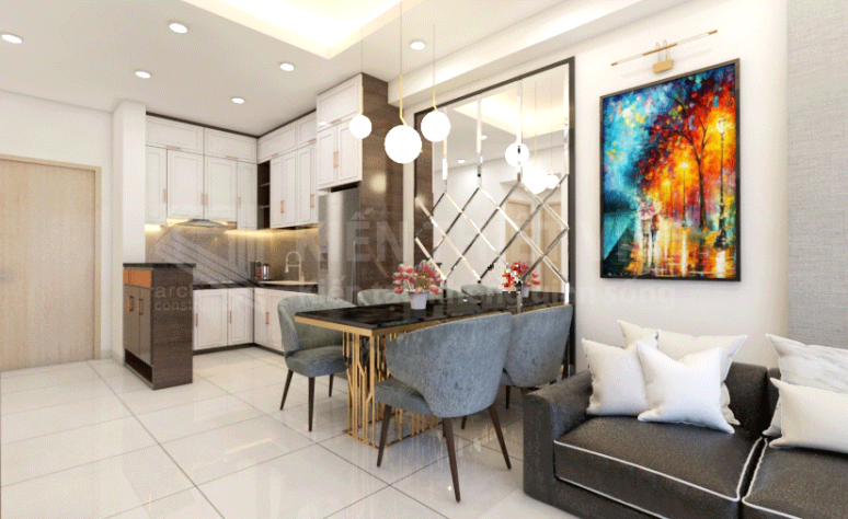 Thi công hoàn thiện nội thất căn hộ Richstar