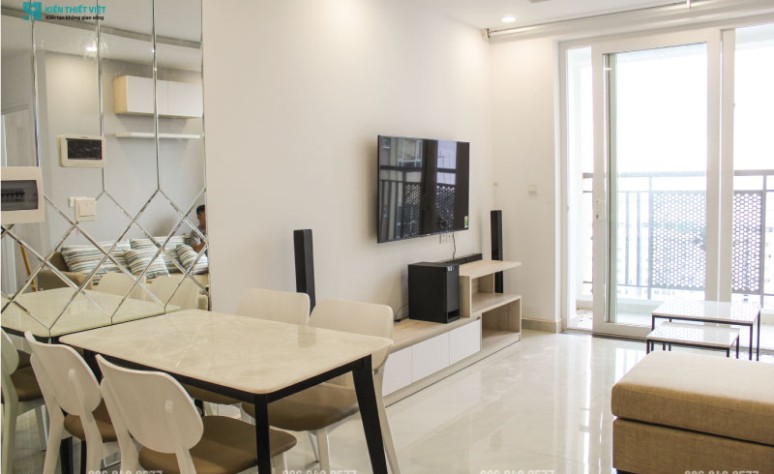 Thi công nội thất căn hộ Saigon Mia