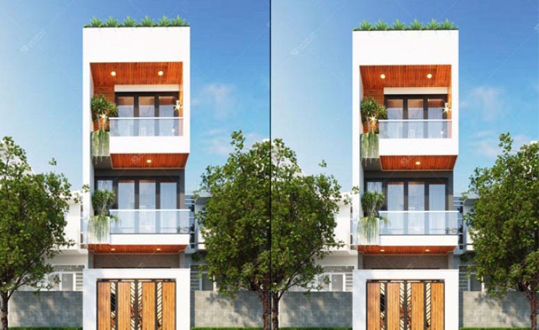 Nhà phố 1 trệt 2 lầu nhà chị Trâm quận Thủ Đức