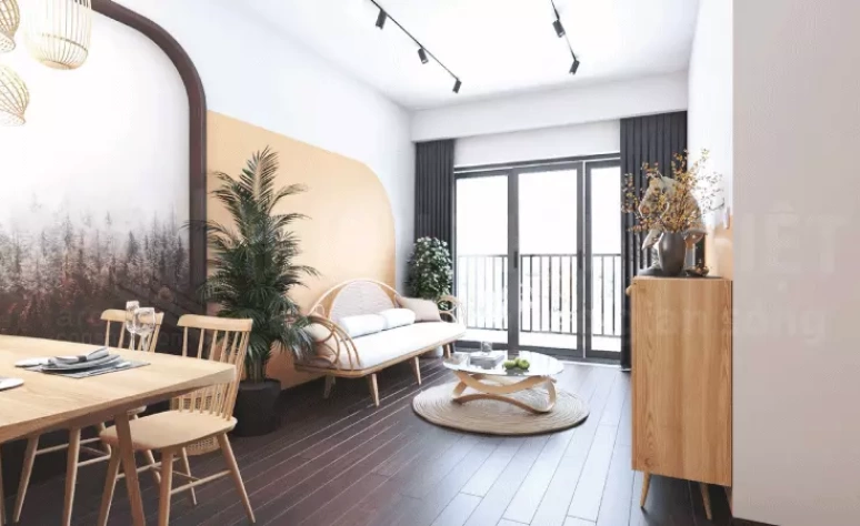 Căn hộ Sài Gòn South Residences mang vẻ đẹp Á Đông mộc mạc