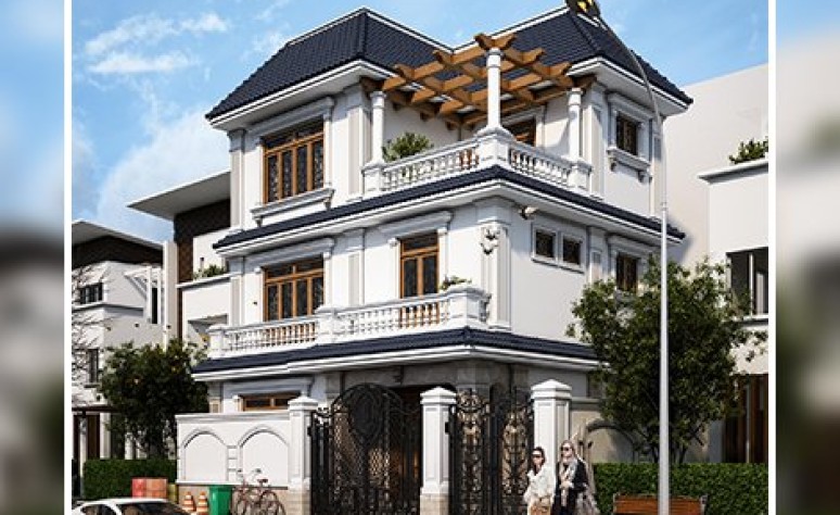 Biệt thự phố tân cổ điển giữa lòng Sài Gòn
