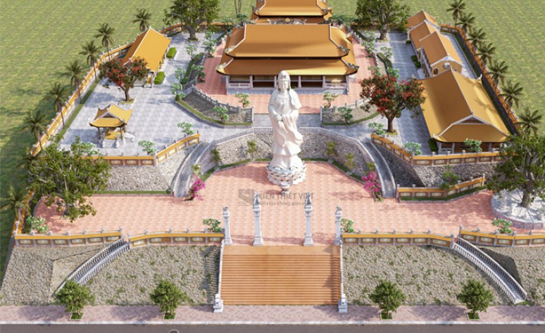 Thiết kế chùa Thanh Sơn tại Quảng Ngãi