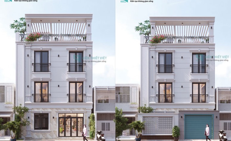 Thiết kế nhà phố kết hợp kinh doanh