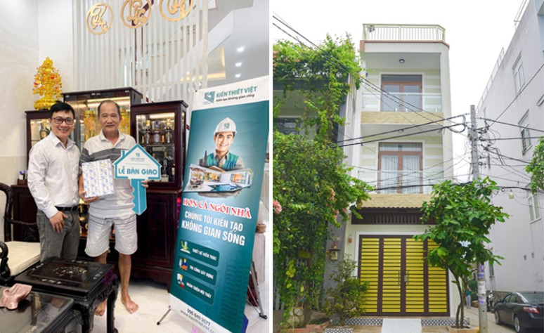[Bàn giao] Nhà phố 2 mặt tiền hiện đại