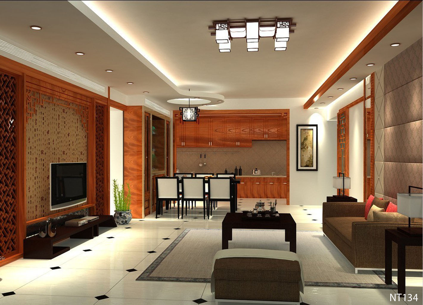 Phối cảnh 3D – Tổng hợp một số thiết kế phòng khách (32)