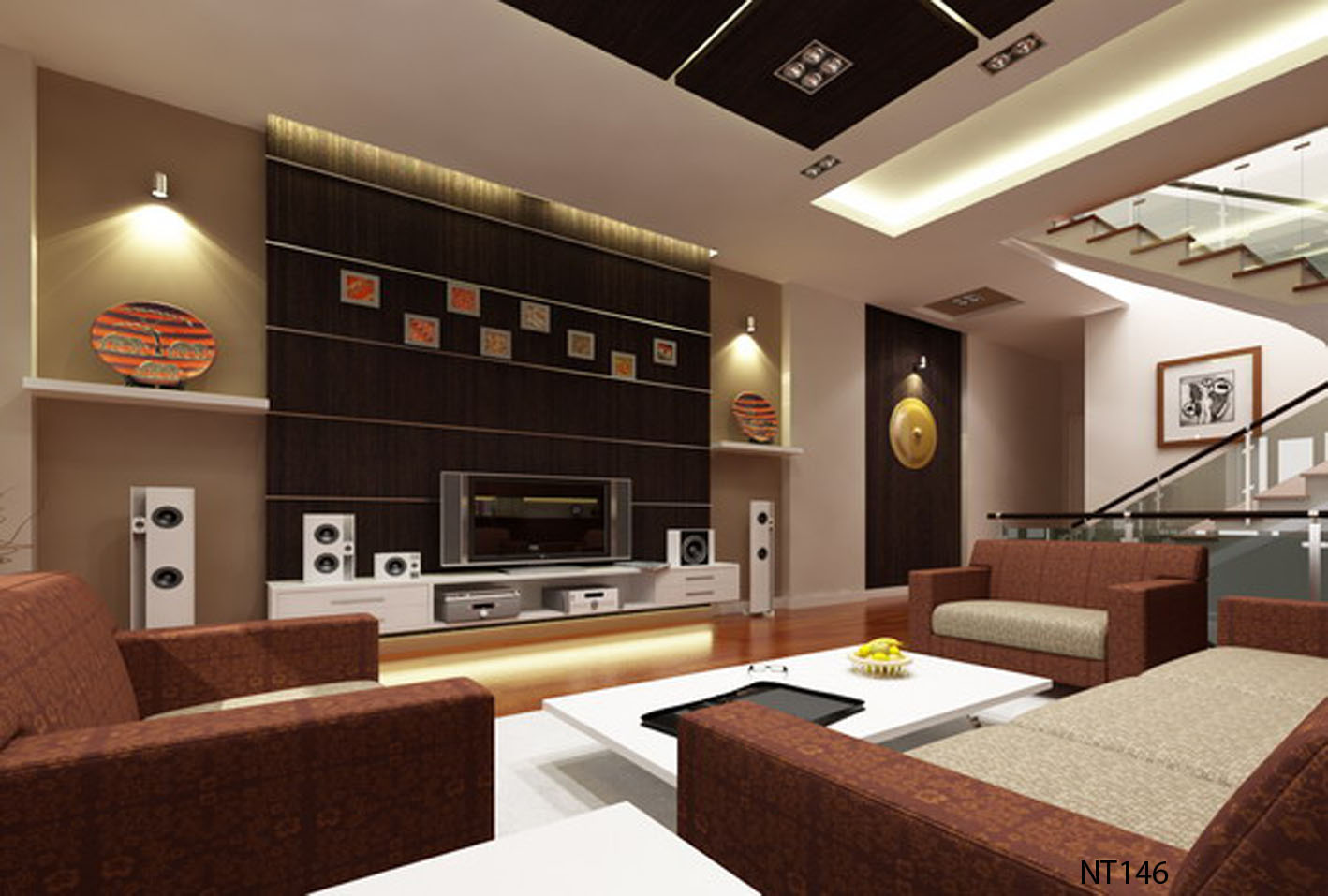 Phối cảnh 3D – Tổng hợp một số thiết kế phòng khách (29)