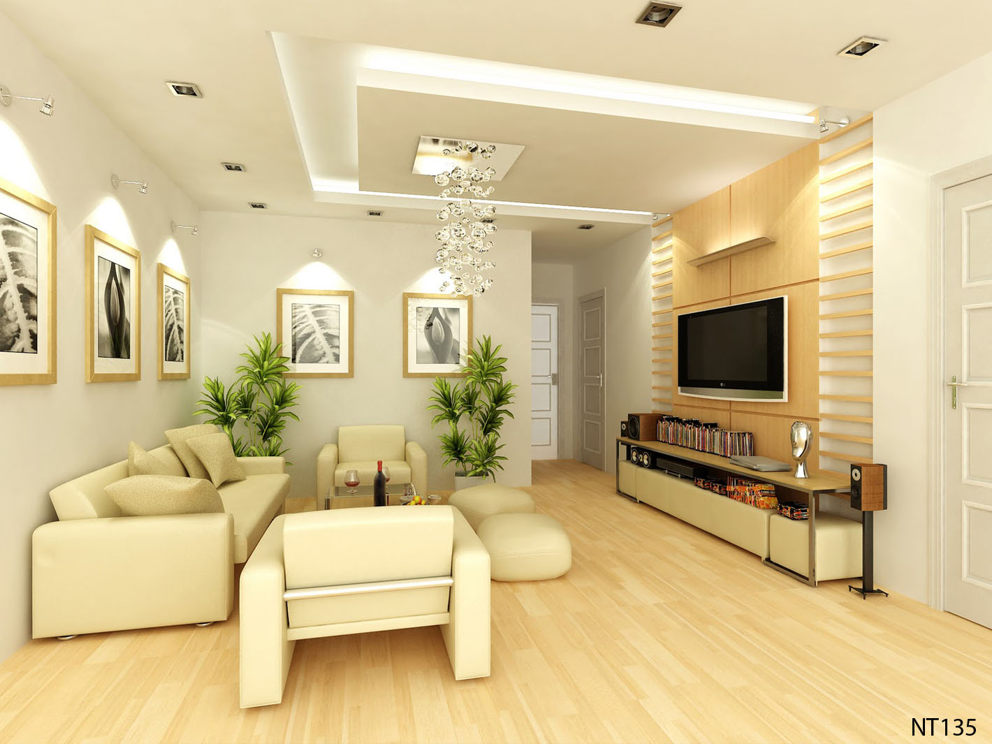 Phối cảnh 3D – Tổng hợp một số thiết kế phòng khách (12)