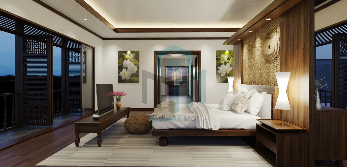 Phối cảnh 3D – Biệt thự hiện đại 2 tầng tại Bình Dương (3)
