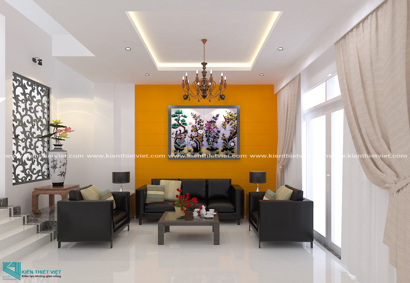 Phối cảnh 3D – Biệt Thự 3 tầng hiện đại quận 10 (27)