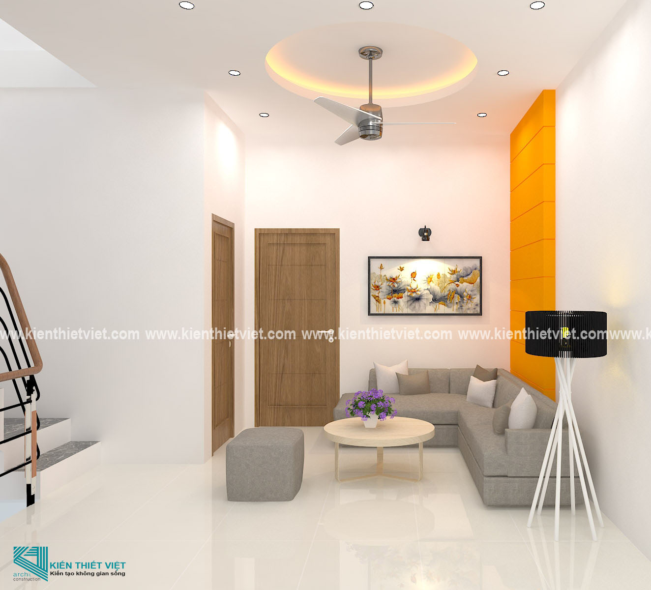 Phối cảnh 3D – Biệt Thự 3 tầng hiện đại quận 10 (25)