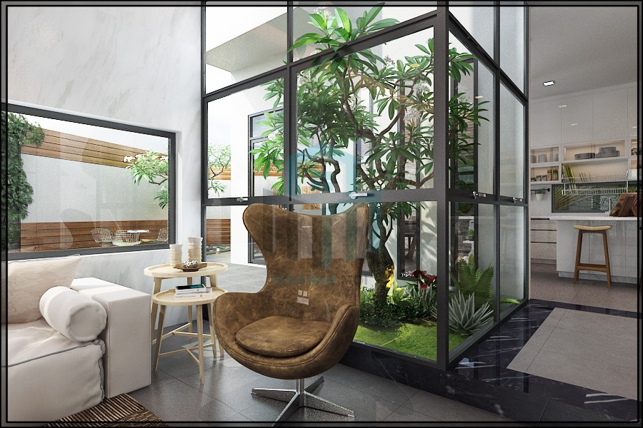 Phối cảnh 3D – Biệt thự hiện đại mới tại quận 2 – Kiến Thiết Việt (6)