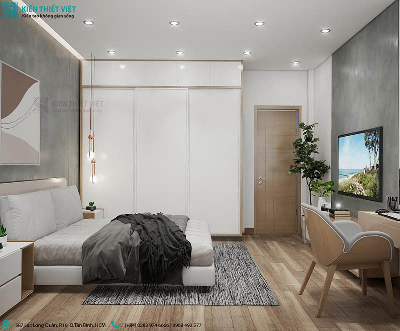 Phối cảnh 3D – Nhà phố 1 trệt 2 lầu nhà chị Trâm quận Thủ Đức (17)
