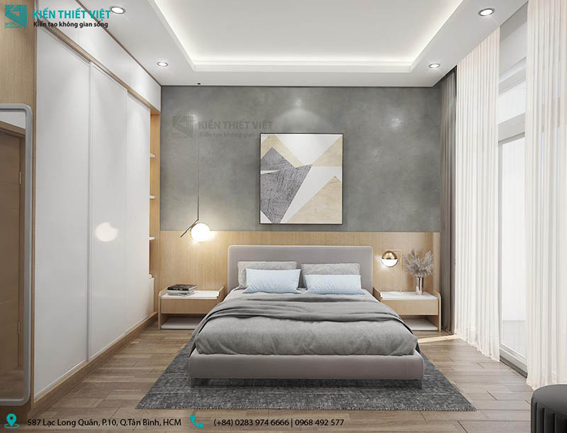 Phối cảnh 3D – Nhà phố 1 trệt 2 lầu nhà chị Trâm quận Thủ Đức (20)