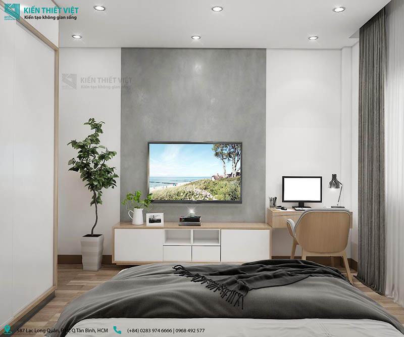 Phối cảnh 3D – Nhà phố 1 trệt 2 lầu nhà chị Trâm quận Thủ Đức (7)