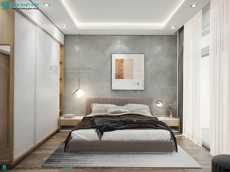 Phối cảnh 3D – Nhà phố 1 trệt 2 lầu nhà chị Trâm quận Thủ Đức (6)