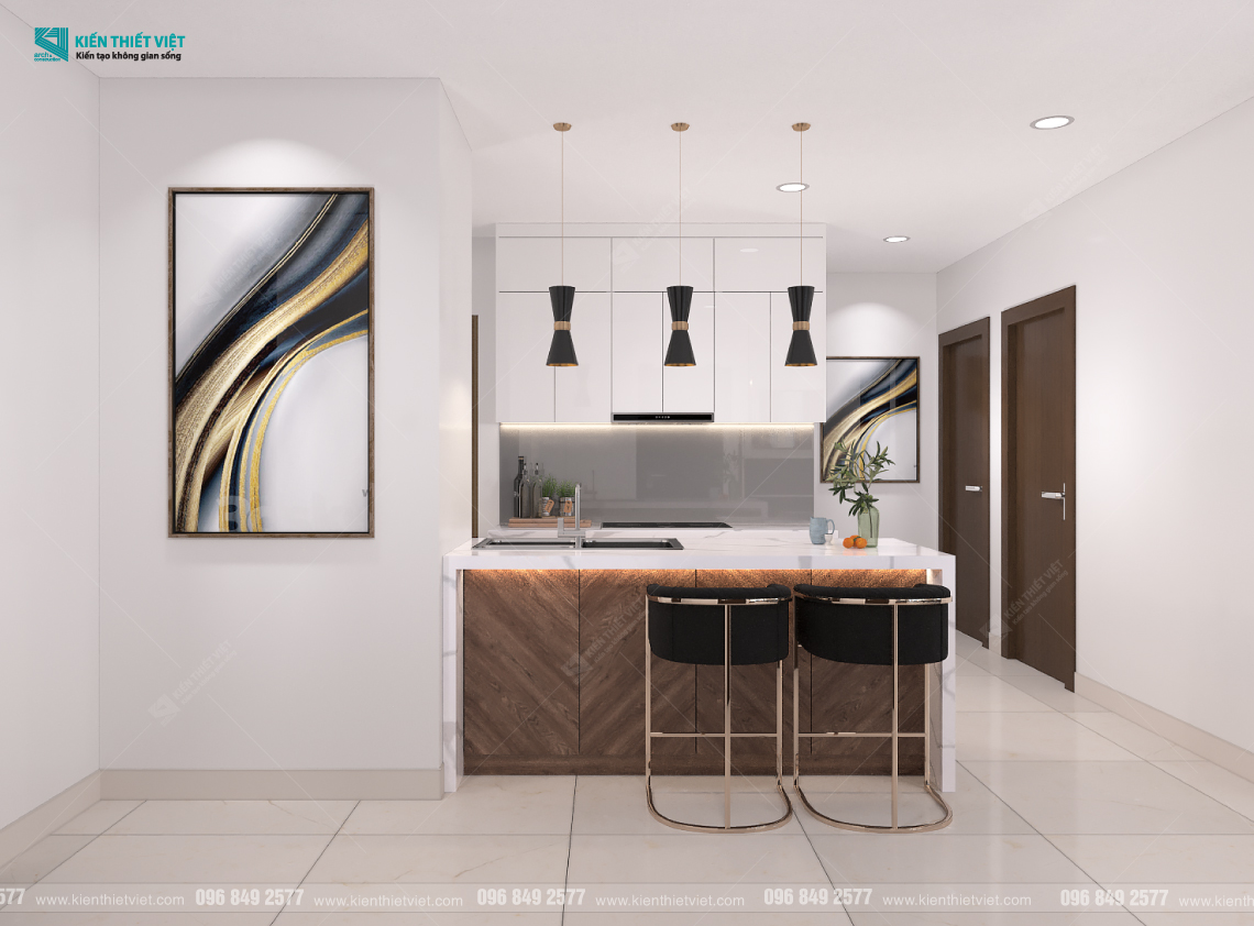 Phối cảnh 3D – Nội thất căn hộ Kingdom 101 (4)