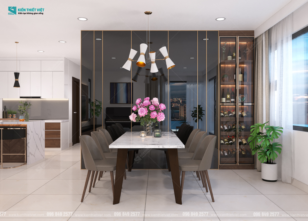 Phối cảnh 3D – Nội thất căn hộ Kingdom 101 (5)