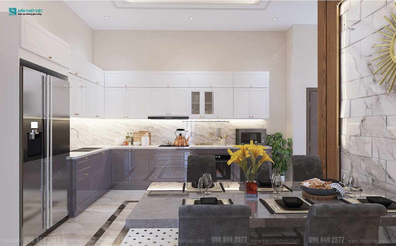 Phối cảnh 3D – Biệt thự phố tân cổ điển giữa lòng Sài Gòn (9)