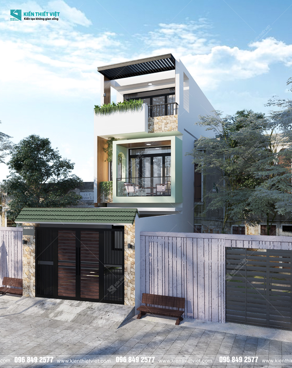 thiết kế nhà phố hiện đại (1)
