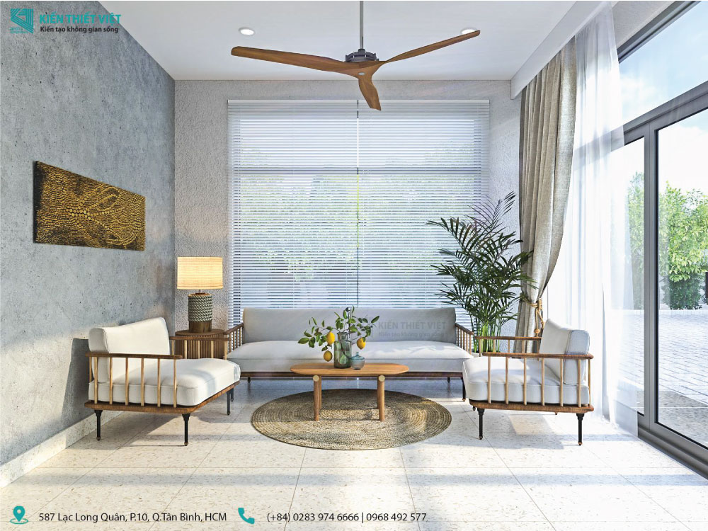 thiết kế nội thất phòng khách (3)