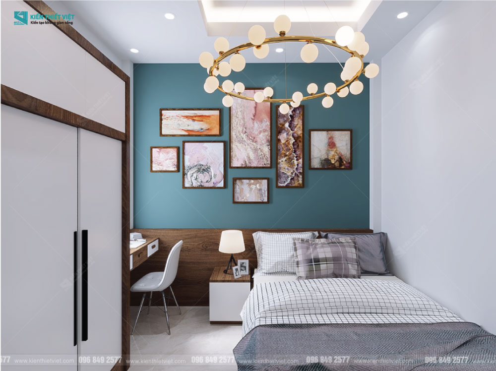 Phối cảnh 3D – Thiết kế nhà phố hiện đại 1 trệt 2 lầu tại quận 9 (12)