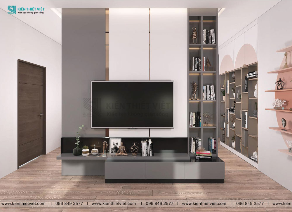 Phối cảnh 3D – Thiết kế nhà phố tân cổ điển 5 tầng (18)