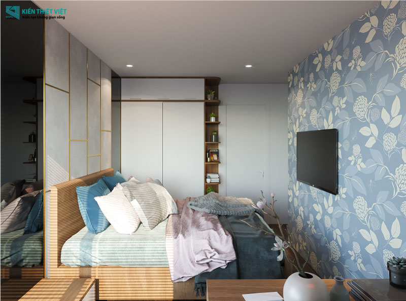 Phối cảnh 3D – Thiết kế nội thất căn hộ chung cư Diamond Riverside 72m2 (11)