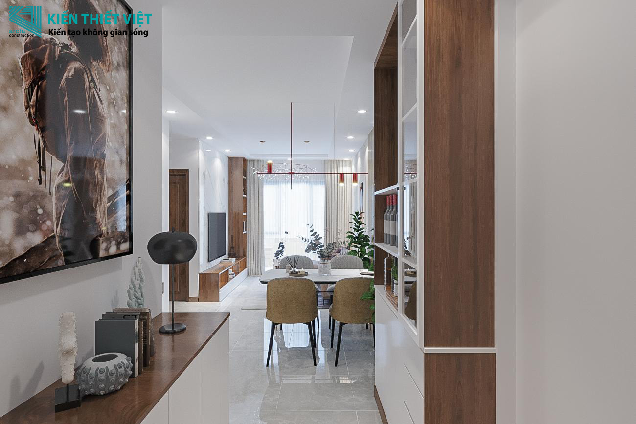 Phối cảnh 3D – Thiết kế nội thất căn hộ chung cư Him Lam Phú An (4)