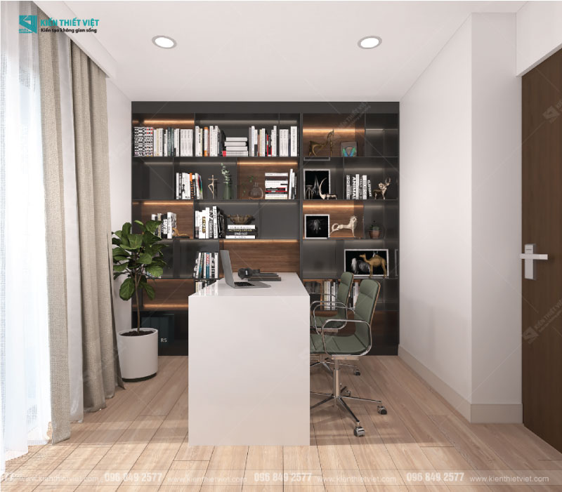 Phối cảnh 3D – Thiết kế nội thất căn hộ Kingdom 101 2 phòng ngủ (7)