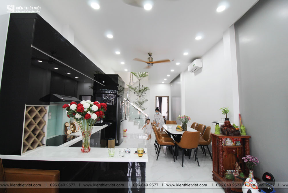 Phối cảnh 3D – [Hình thực tế] – Khám phá nhà phố đẹp ngập tràn cây xanh tại Thủ Đức (5)