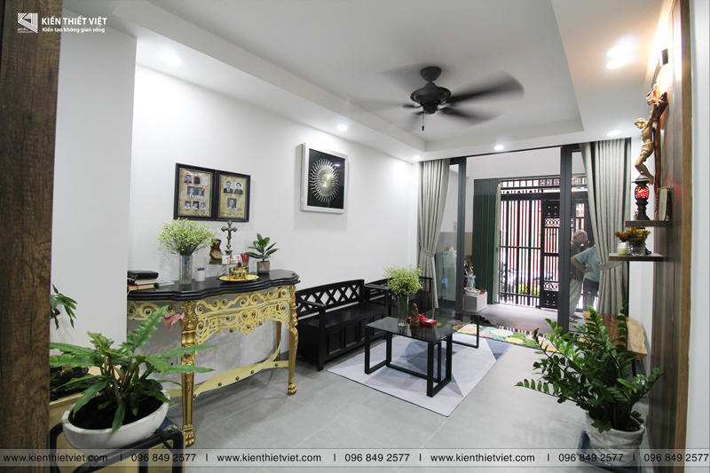 Phối cảnh 3D – [Công trình thực tế] nhà phố 1 trệt 1 lửng 2 lầu và sân thượng (9)