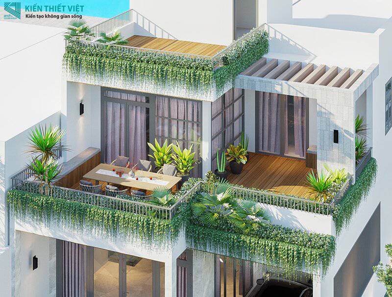 thiết kế mặt tiền nhà chị hiền củ chi (4)