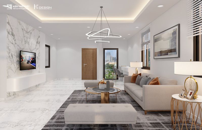 thiết kế phòng sinh hoạt chung nhà chị hiền củ chi (8)