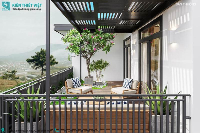 thiết kế sân thượng nhà anh thiện (30)