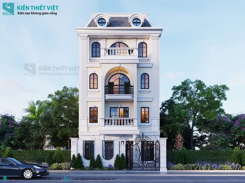 thiết kế biệt thự tân cổ điển (1)