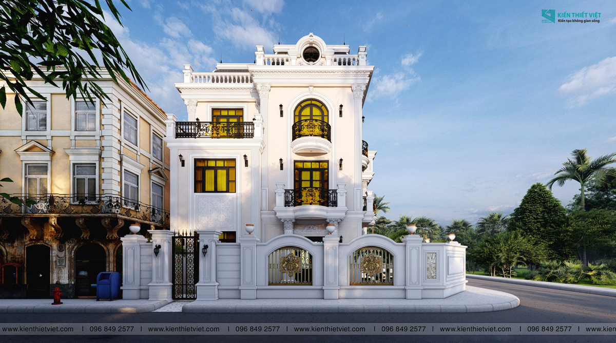 Thiết kế biệt thự cổ điển (3)