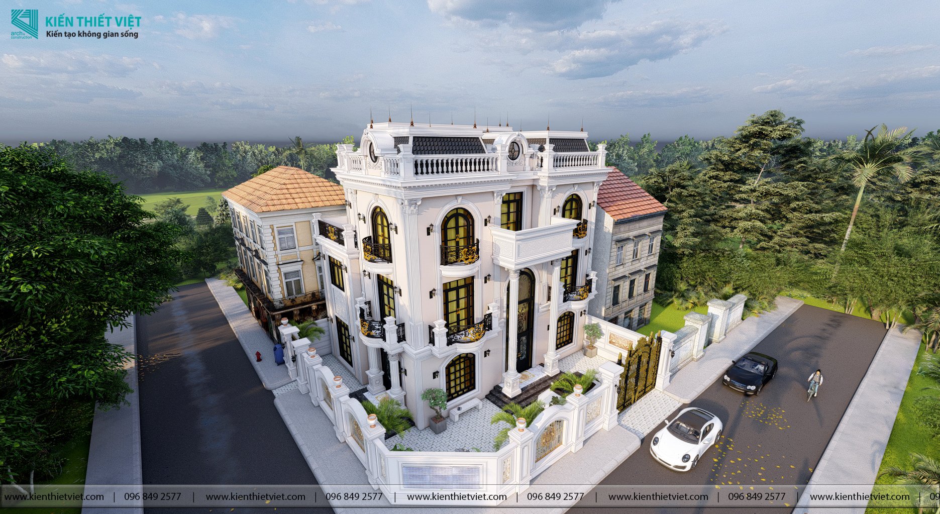 Thiết kế biệt thự cổ điển (2)