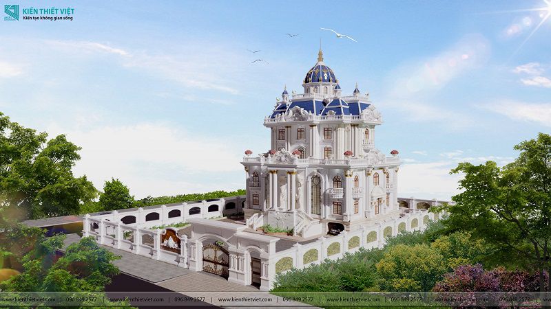 Thiết kế biệt thự cổ điển châu âu (3)