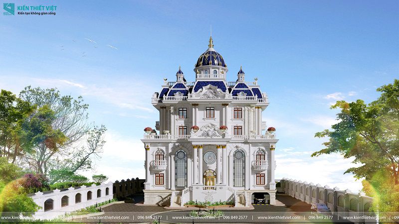 Thiết kế biệt thự cổ điển châu âu (1)