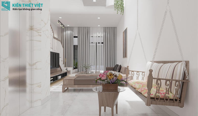 Phòng khách kết hợp với bếp (8)