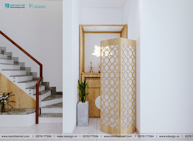 Nội thất phòng khách với bếp (4)