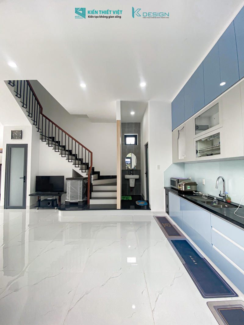 Thiết kế phòng khách liền bếp (11)