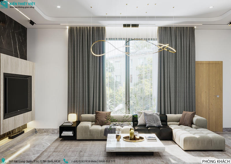 Thiết kế nội thất phòng khách (7)