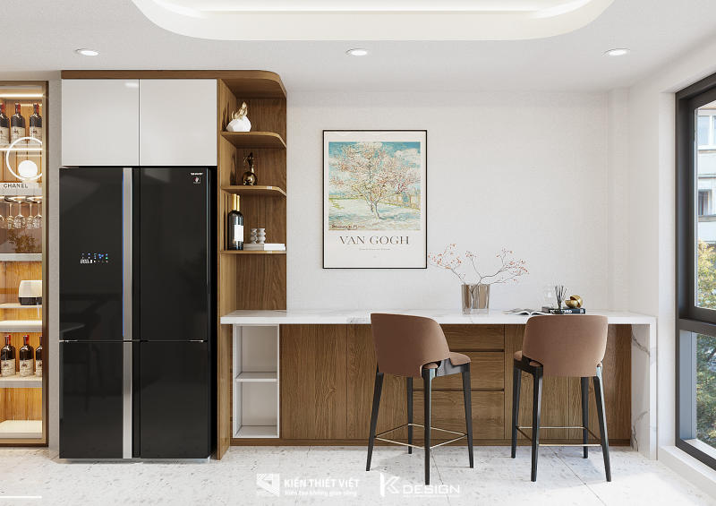 Thiết kế nội thất phòng bếp + phòng ăn (13)