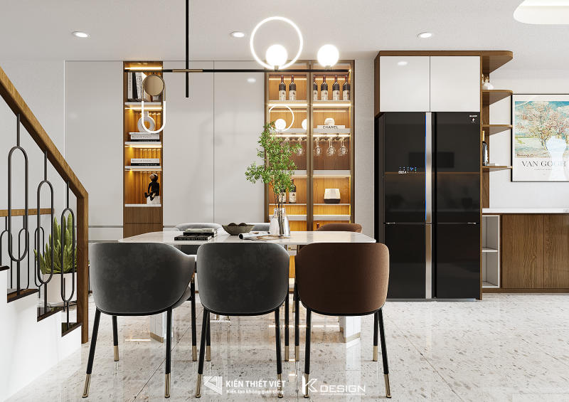 Thiết kế nội thất phòng bếp + phòng ăn (12)