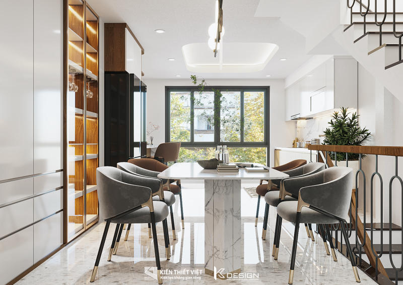 Thiết kế nội thất phòng bếp + phòng ăn (11)