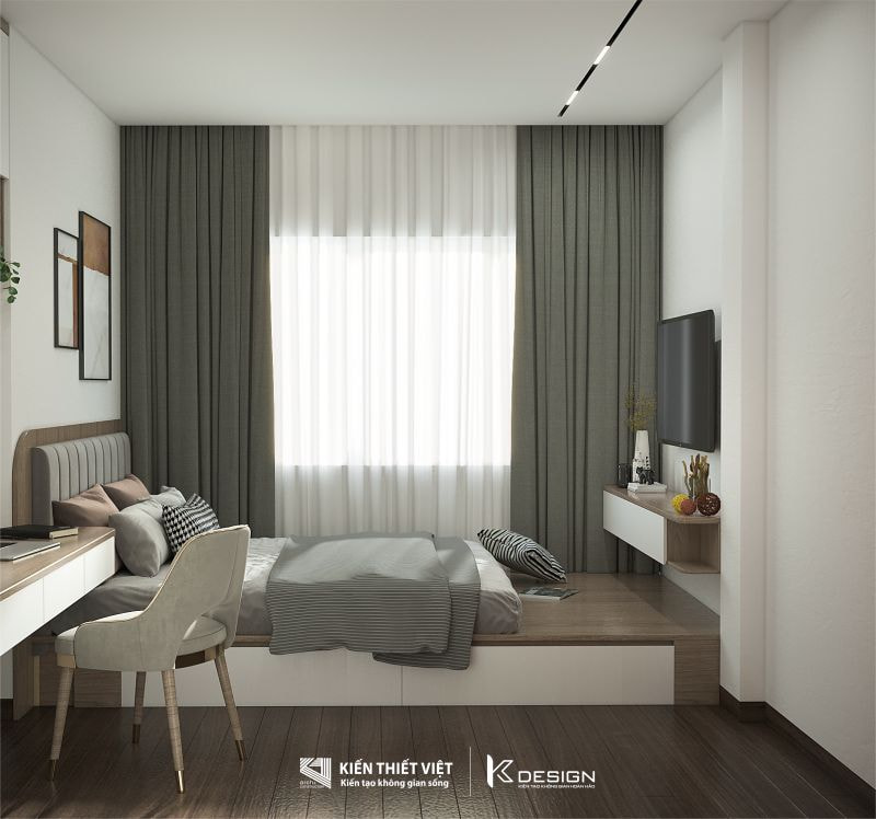 Thiết kế nội thất phòng ngủ – Phòng ngủ 1 (28)